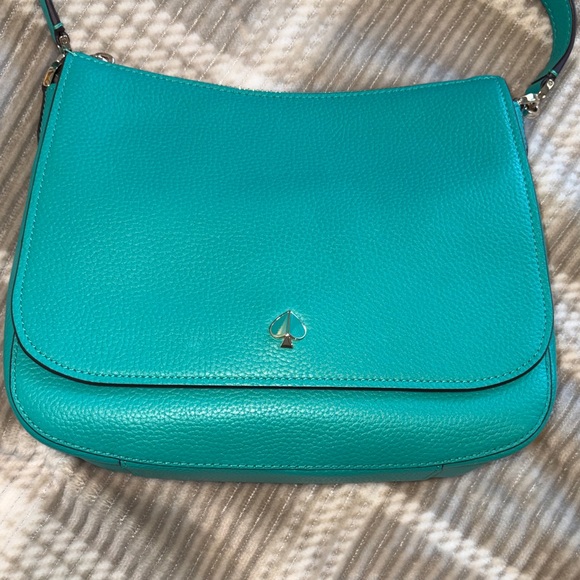 Kate Spade medium convertible flap shoulder bag - Fiji green - Picture 2 of 6